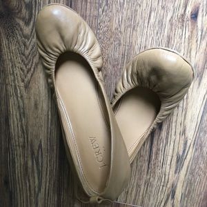 J crew flats, the soles will need to be glued soon